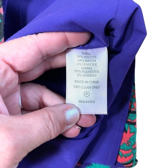 Anthropologie Plenty by Tracy Reese Paisley Print Pencil Skirt Size 6 EUC - Picture 8 of 9